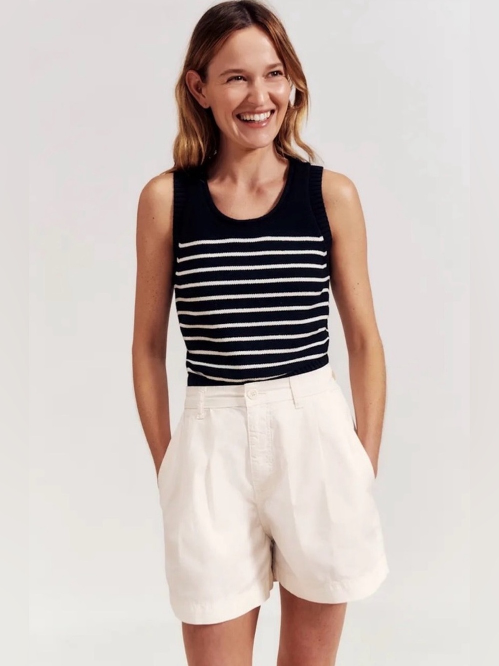 Reformation || Francis High Rise Pleated Shorts